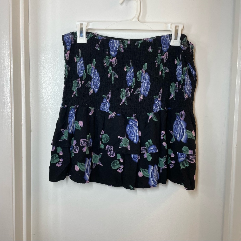 Wild Fable Floral Black Skirt XXL
